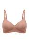 Mink Single Micro Wire Free Flat Throw Cap Bralette Bra Thmaw26Su00024