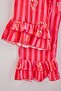 Pembe Yılbaşı Saten Dokuma Pijama Takımı THMAW27PT00144 - 3