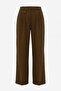 Haki Özel Koleksiyon Dökümlü Wide Leg/Geniş Paça Kumaş Pantolon TWOSS26PL00054 - 6