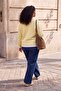 Wardrobe Essentials Yellow Basic Wide Fit Soft Textured Knitwear Sweater Tbbaw26An00069 - 4