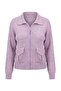 Lila Polo Yaka Kalın Oversize Fermuarlı Triko Hırka TWOAW27HI00129 - 6