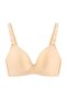 Black-White-Tan 3-Piece Micro Flat Fixed Cup Triangle Bra Thmaw27Su00017 - 6