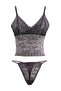 Gray Lace Capless Underwear Set Thmaw27Cc00023 - 7