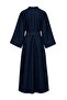 Koyu Mavi Kemer Detaylı Maxi Denim Elbise TWOAW27EL00194 - 3