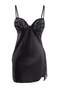 Black Satin Plain Babydoll Thmaw27Ll00022 - 6