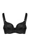 Black-Multicolor 4-Piece Micro Leopard-Plain Covered T-Shirt Bra Bra Thmaw27Su00018 - 19