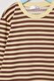 Kahverengi-Sarı-Mavi Renk Erkek Çocuk Bloklu 3'lü Örme T-Shirt TKDAW26TS00002 - 5