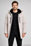 Men's Stone Fleece Fur Water and Windproof Hooded Winter Coat & Coat & Parka - 3