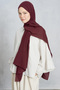 Rami shawl - burgundy - 5