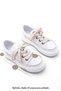 Women's High Sole Sneakers Linen Fabric Lace-Up Sports Shoes Hesna Gray - 8