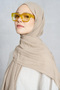 Rami shawl - dark beige - 3