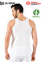 Lüxdrm 3900 6-Piece Bamboo 2 Pieces White 2 Pieces Black 2 Pieces Invisible Skin Lycra Men's Singlet - 7