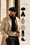 Men's Scarf and London Cap Set |   Stylish Winter Set - 5