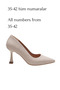 Ernio Cream Leather 10 cm Heeled Women's Stiletto - 3