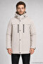 Men's Stone Fleece Fur Water and Windproof Hooded Winter Coat & Coat & Parka
