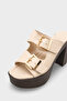 Rory Platform Double Buckle Women's Slippers - 2