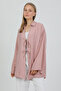 Natural Viscose Fabric Pocketed Lace-Up Women's Kimono 1167 - 7