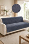 Non-Slip Base Plush Sofa Cover - Wellsoft Sofa Cover - 170X210 cm - Anthracite