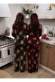 Women's 2-piece suede pajama set - 2