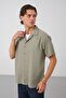 Men's Linen Oversize Relaxed Fit Short Sleeve Summer Shirt - 4