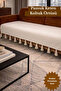 Tufted Sofa Cover Bohemian Cotton Linen |   Non-Slip, Washable, Modern Stylish Design - 2