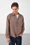 Men's Linen Oversize Relaxed Fit Long Sleeve Summer Shirt - 2