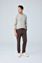 Men's Comfort Fit Premium Polyamide Fabric Jogger Brown Trousers - 252Dngr