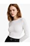 Boat neck cashmere ultra light blouse