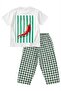Oversize T-Shirt Wide Cut Pants Set - 2