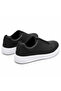 Kb-007 Black and White Men's Shoes - Single-Strap Velcro Laceless Height-Increasing High-Sole Comfortable Casual Sneaker - 5