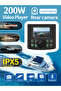 Marine Radio MP5 Boat Radio Stereo 3inch Display Media Video Player Waterproof Bluetooth AUX AM FM R - 7