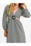 Rochie medie, Gri - 2