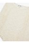 Asymmetrical Crew Neck Lace Detailed Long Sleeve T-Shirt - 5