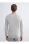 Lcwaikiki Classic Beige Crew Neck Men's Knitwear Sweater - 4