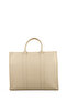 Women's Strap Handbag Cream - 5
