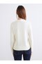 V-Neck Women's Knitwear Sweater - 4