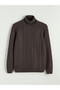 Rmz Gi̇yi̇m Farkiyla Fisherman Roba Collar Men's Knitwear Sweater - 6