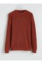 Lcw Kids Orange Crew Neck Boys' Knitwear Sweater