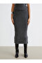 Quality Pieces from Çelebi Store: Slim Fit Slit Skirt - 3