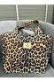 Lamine Denim Leopard Shoulder Bag - 6