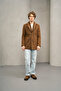 High Collar Ezel Shawl Collar Cashmere Coat - 2