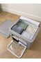 3 Pieces Polka Dot Steel Framed Window Organizer Medium Storage Bag Wire Storage Bag 40x50x30cm Sweater Bag - 2