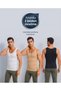 Men's Corset Athlete Belly Tightening Gynecomastia Firming Lycra White Corset - 5