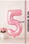 Pink 5 Number Foil Balloon 76 cm Large Size Birthday Party Decoration Age Celebration Decor - 2