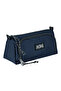 Prime XL Two Compartment Navy Blue Pencil Bag with Rubber Bookmark - Men's - 2