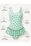 Womens One Piece Swimsuit Less Sleeve Swimsuit Rash Guard Bathing Suit Boyleg Bottom UPF 50+ Surfing Swimwear Built in B Cup Bra - 5