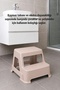 2 Step Ladder Stool - Multi-Purpose Step Stool with Non-Slip Base - 2