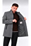Slim Fit High Collar Long Coat Kaban_ 330 - 2