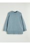 Sparkling Choices from Shining Store Zero Roba Collar Loose Fit Women's Knitwear Tunic - 6