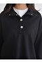 Quality Pieces from Çelebi Store Dik Roba Collar Loose Fit Women's Sweatshirt - 4
